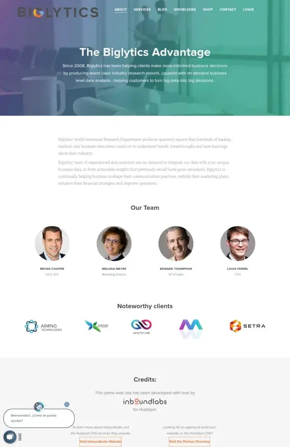 BigLytics (HubSpot)